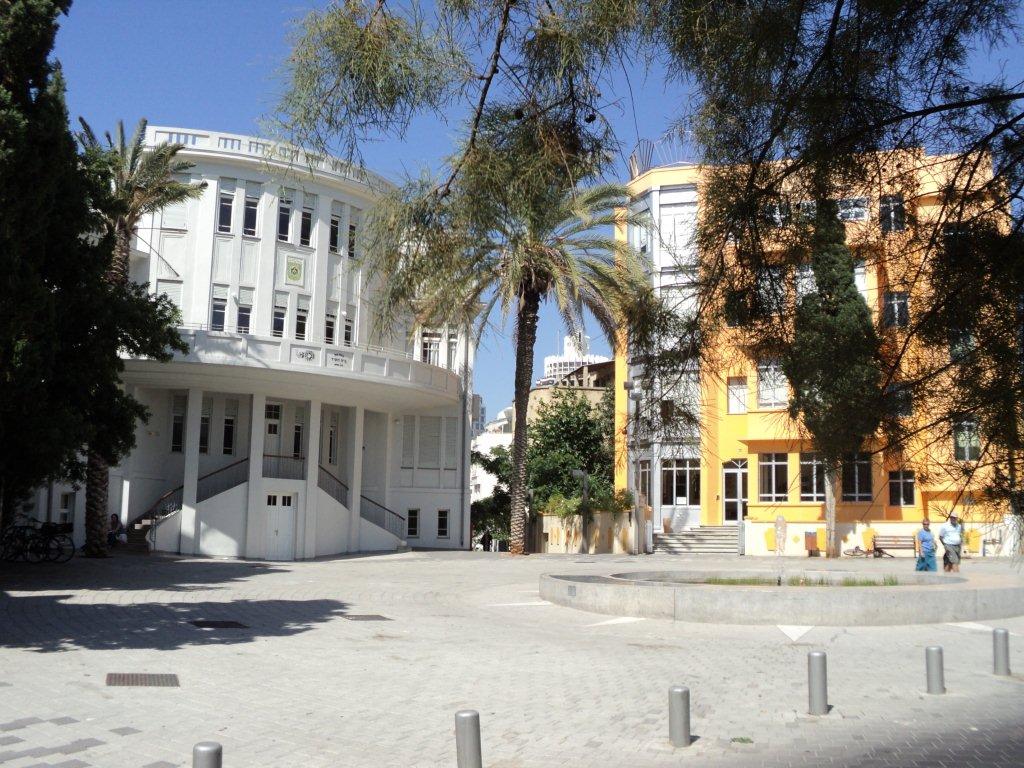 Bialik Square and the Old Town Hall of Tel Aviv