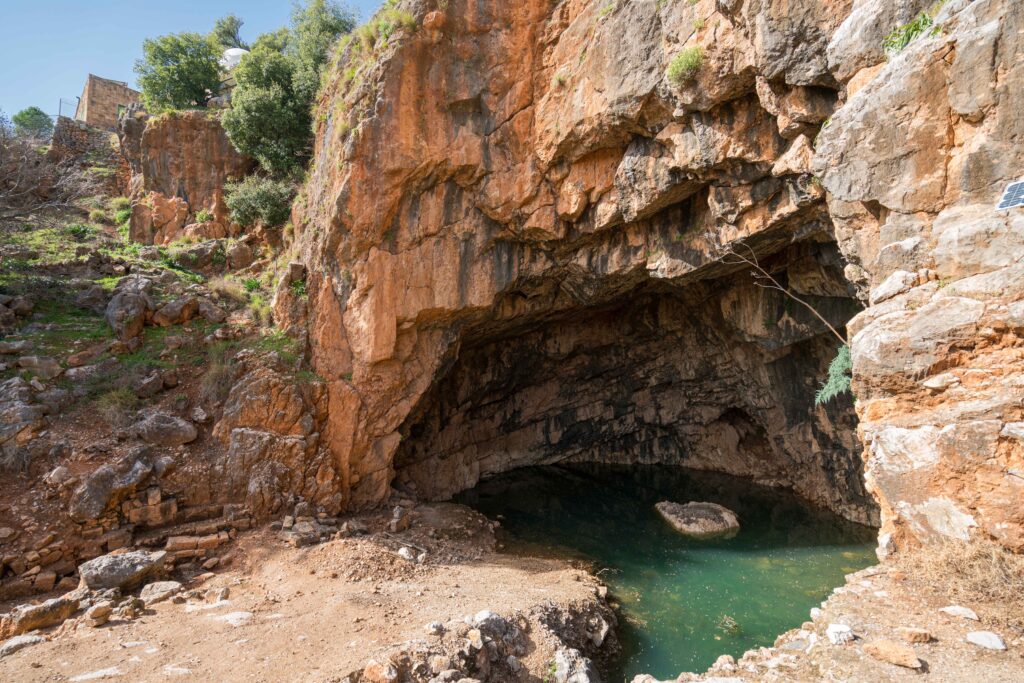 banias waterfall nature reserve