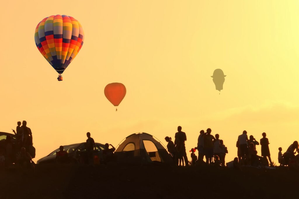 hot air balloons in israel negev