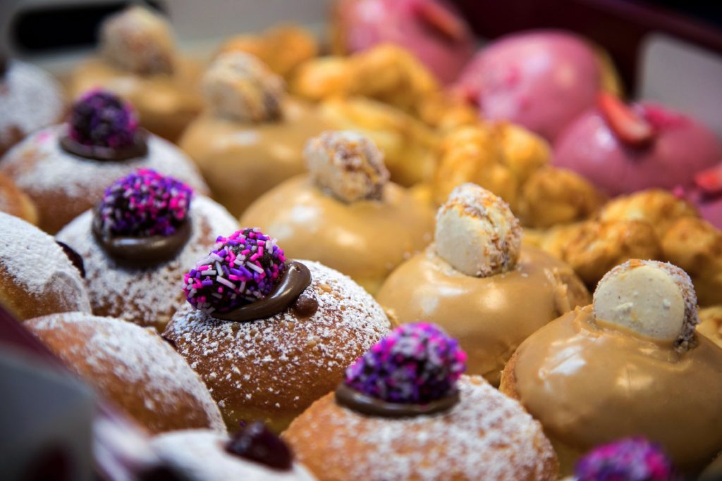 hanukkah in israel sufganiyot hanukkah food donuts