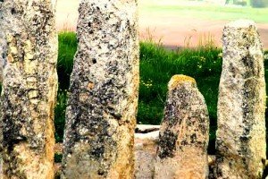 The stones at Tel Gezer. Image credit Laura Arenson