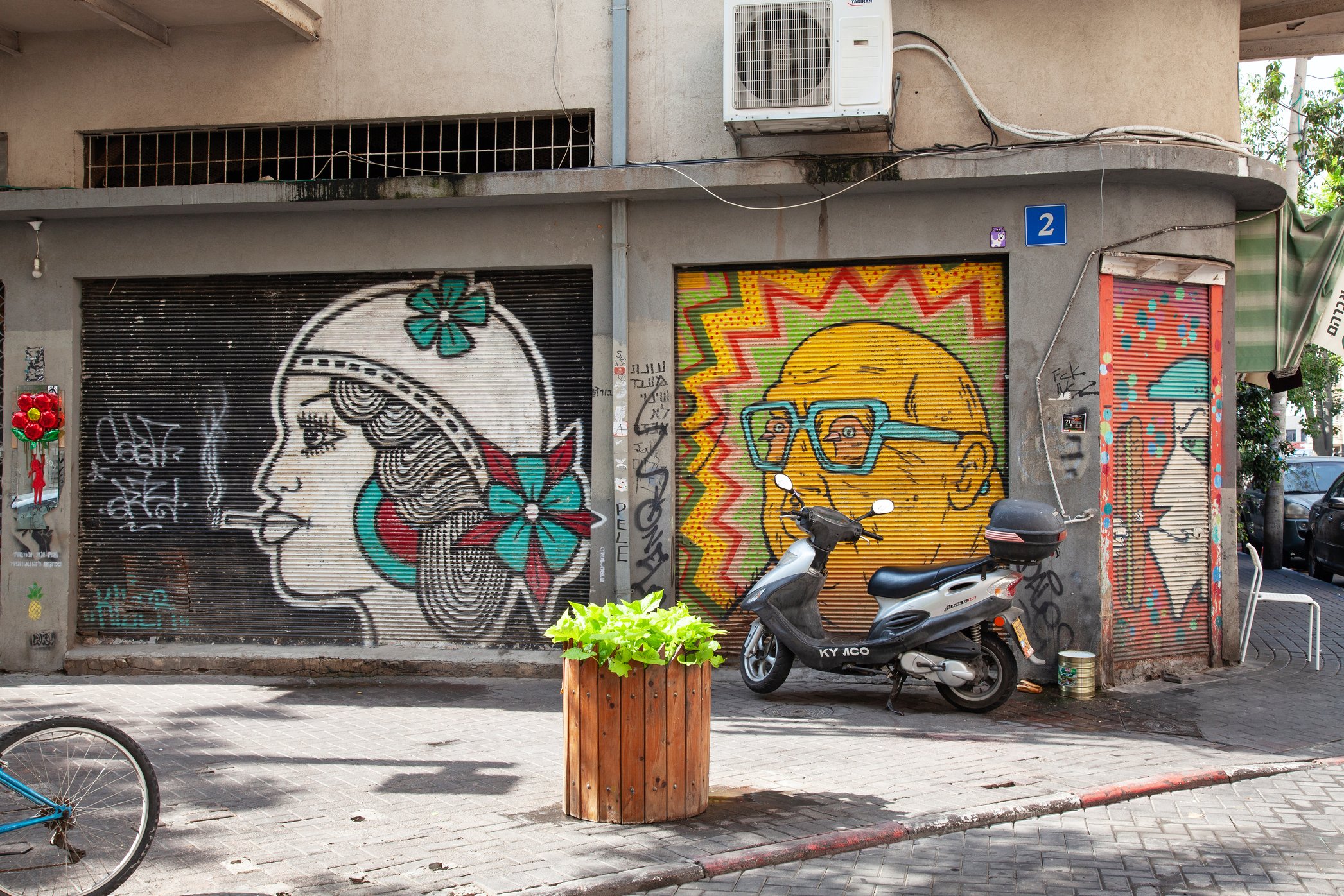 Street art in Florentin in Tel Aviv