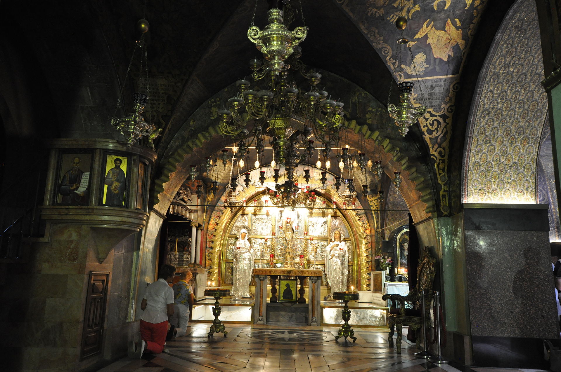 The Crucifixion Altar Church of the Holy Sepulchre