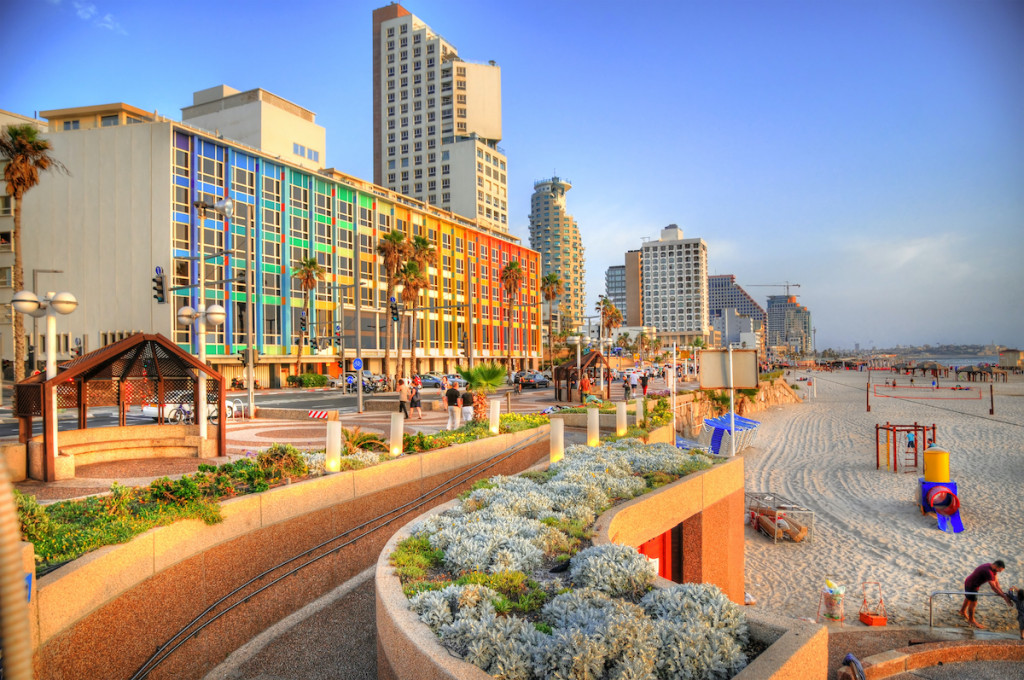 Tel Aviv boardwalk is one of the best places to stay in
