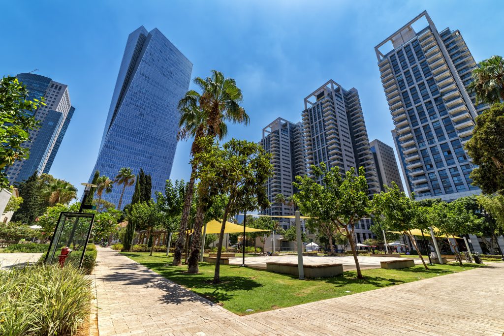 rainy day tel aviv israel
