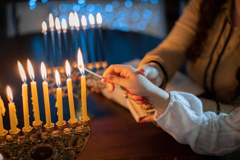 hanukkah events in israel menorah