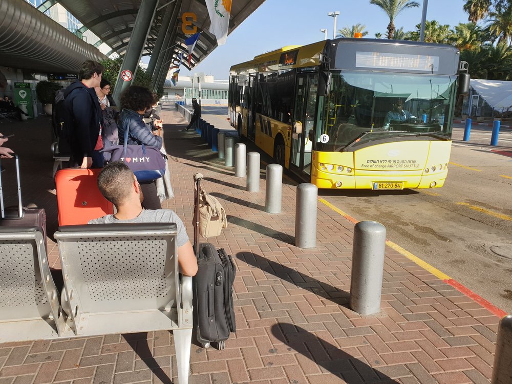 ben gurion airport shuttle bus 
